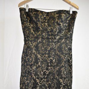 Paisley Loft Strapless Mini Dress